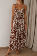 Robe Aline longue terracotta - Coka Collection
