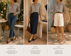 3 façons de porter la Blouse Inès liberty multicolore Lili & Lala avec manches bouffantes - coka collection