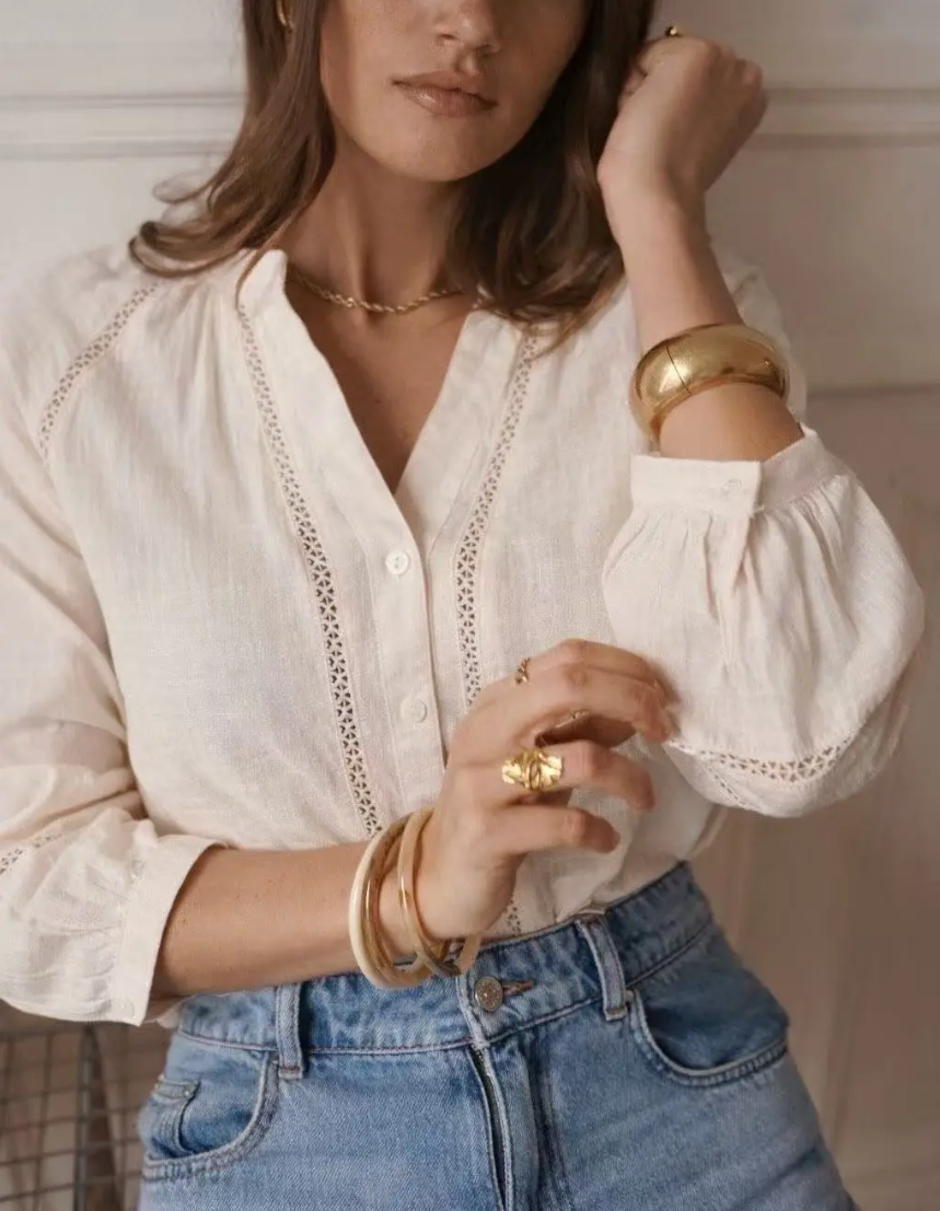Blouse Sophie écru In April 1986
