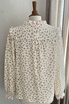 Vue de dos blouse Margot fleurie Lili & Lala