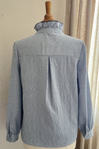Blouse Ninon Season rayée bleu blanc - vue de dos
