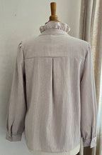 Blouse Ninon Season rayée beige blanc - vue de dos