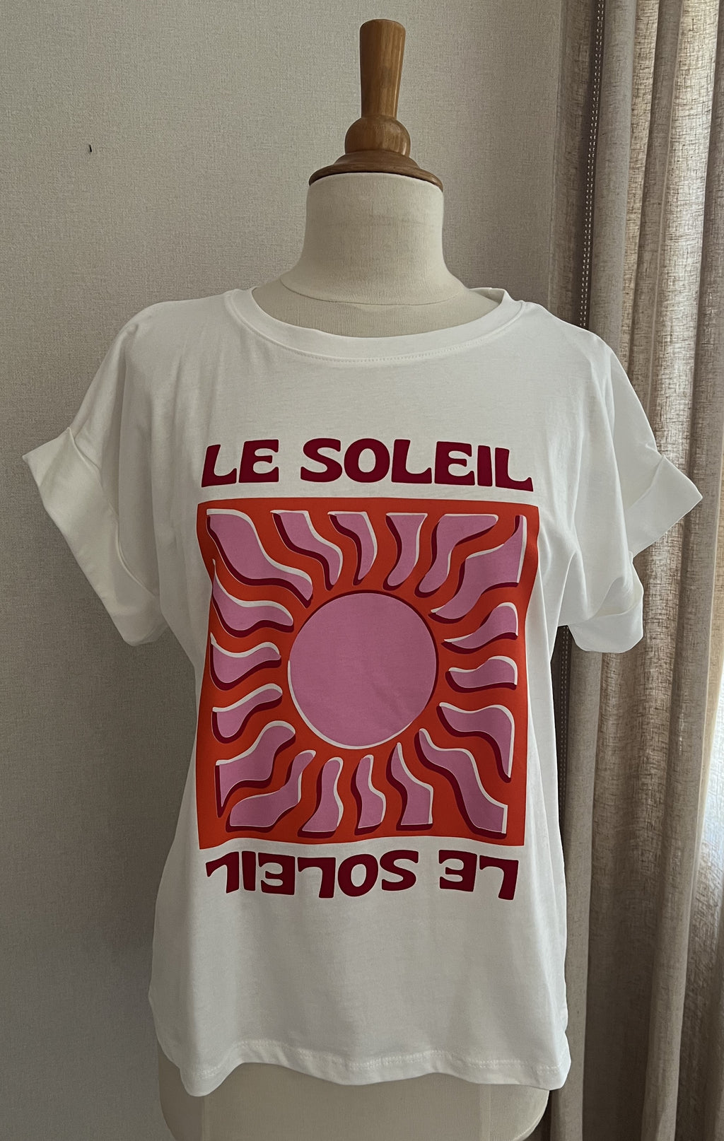 T-shirt Soleil - vue de face - Coka Collection