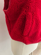 Gilet Marius rouge - détail poche