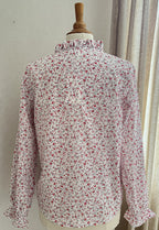 Blouse Elisa fleurie In April 1986 - vue de dos - Coka Collection