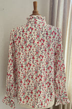 Blouse Mila fleurie In April 1986 - vue de dos