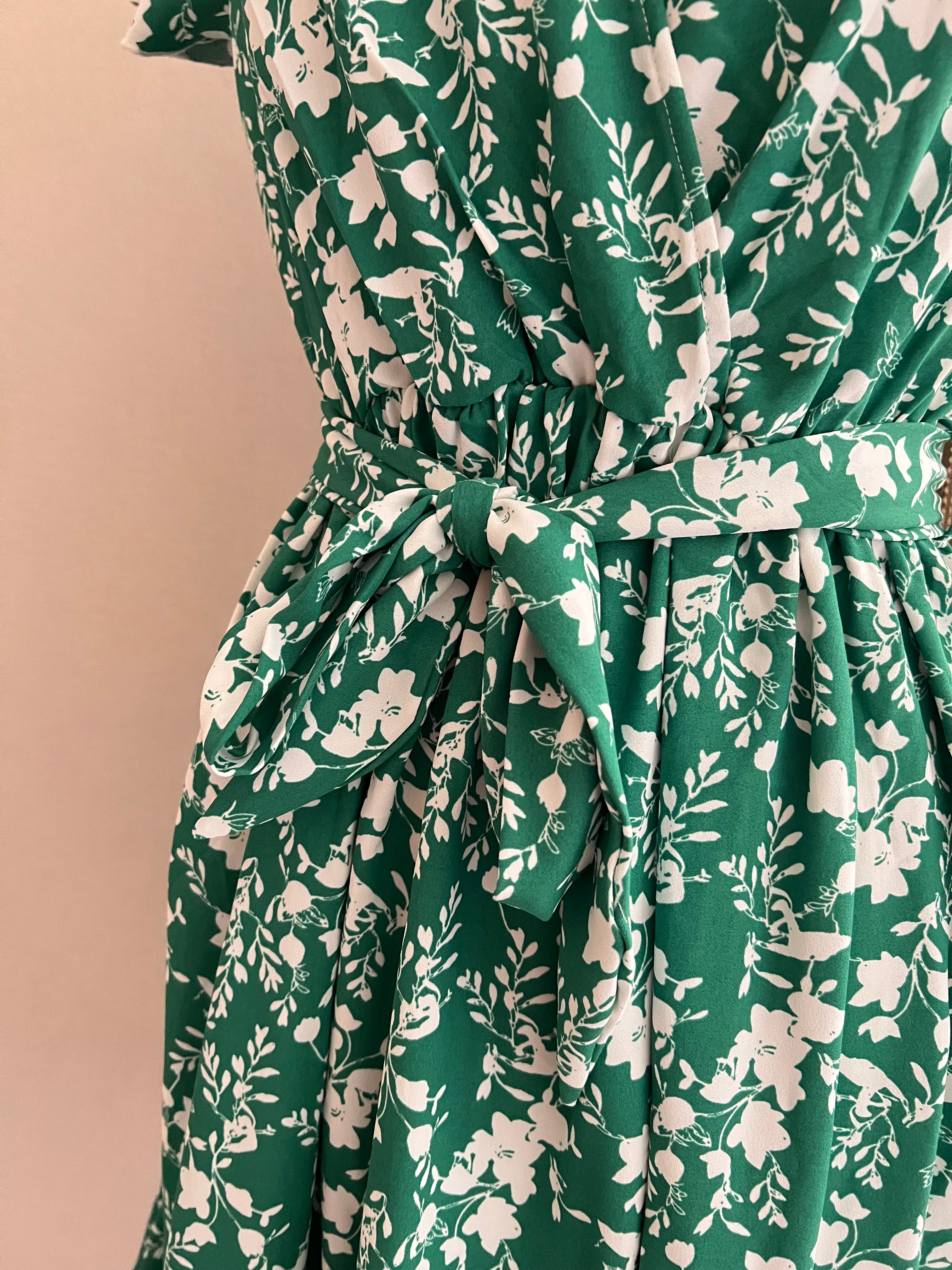 Robe Gina - détail ceinture à nouer | Coka Collection