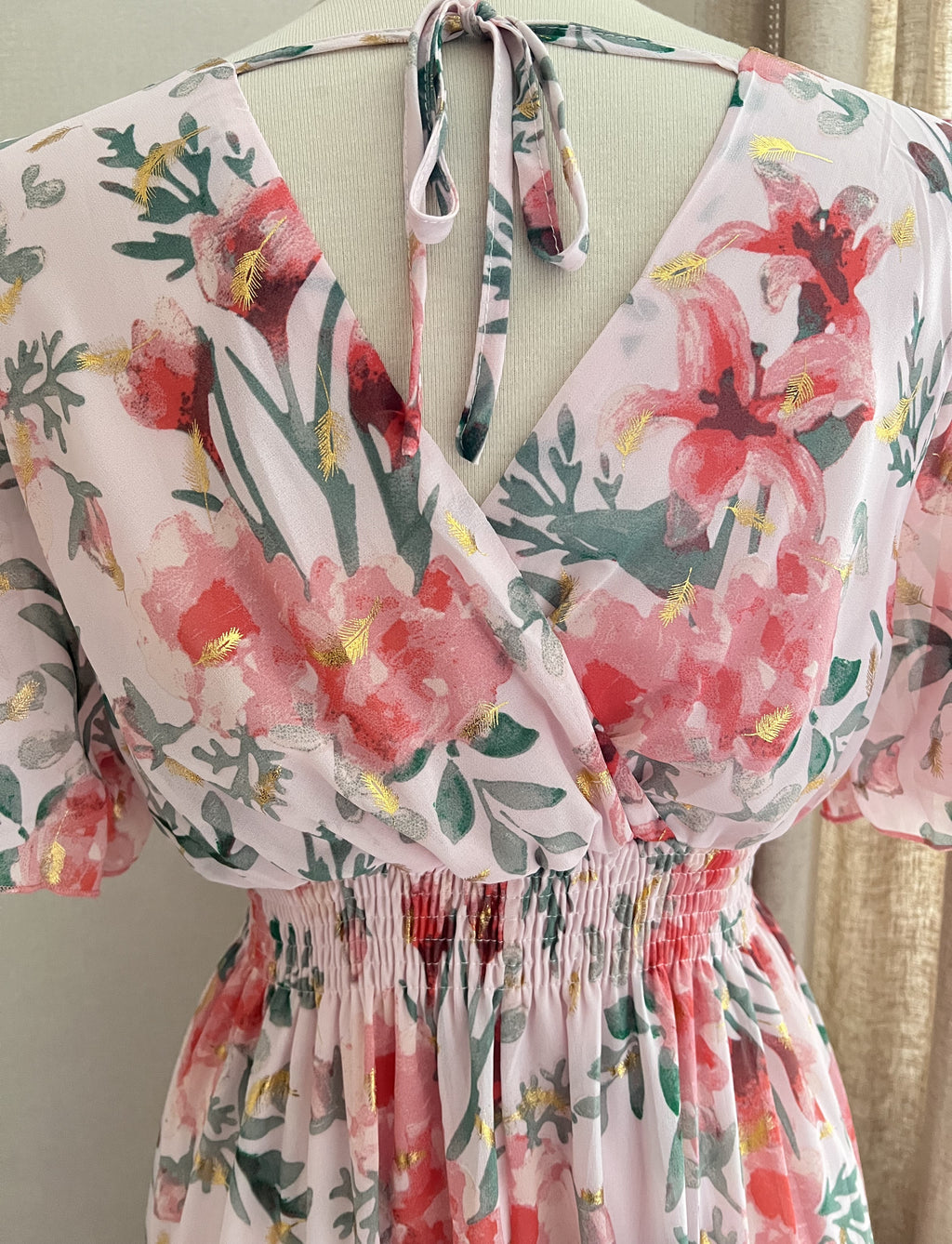Robe Marion - détail décolleté dos | Coka Collection