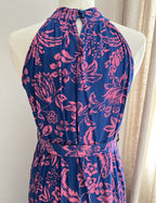 Robe Suzanne ceinture à nouer - détail dos - Coka Collection