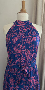 Robe Suzanne longue fleurie Coka Collection