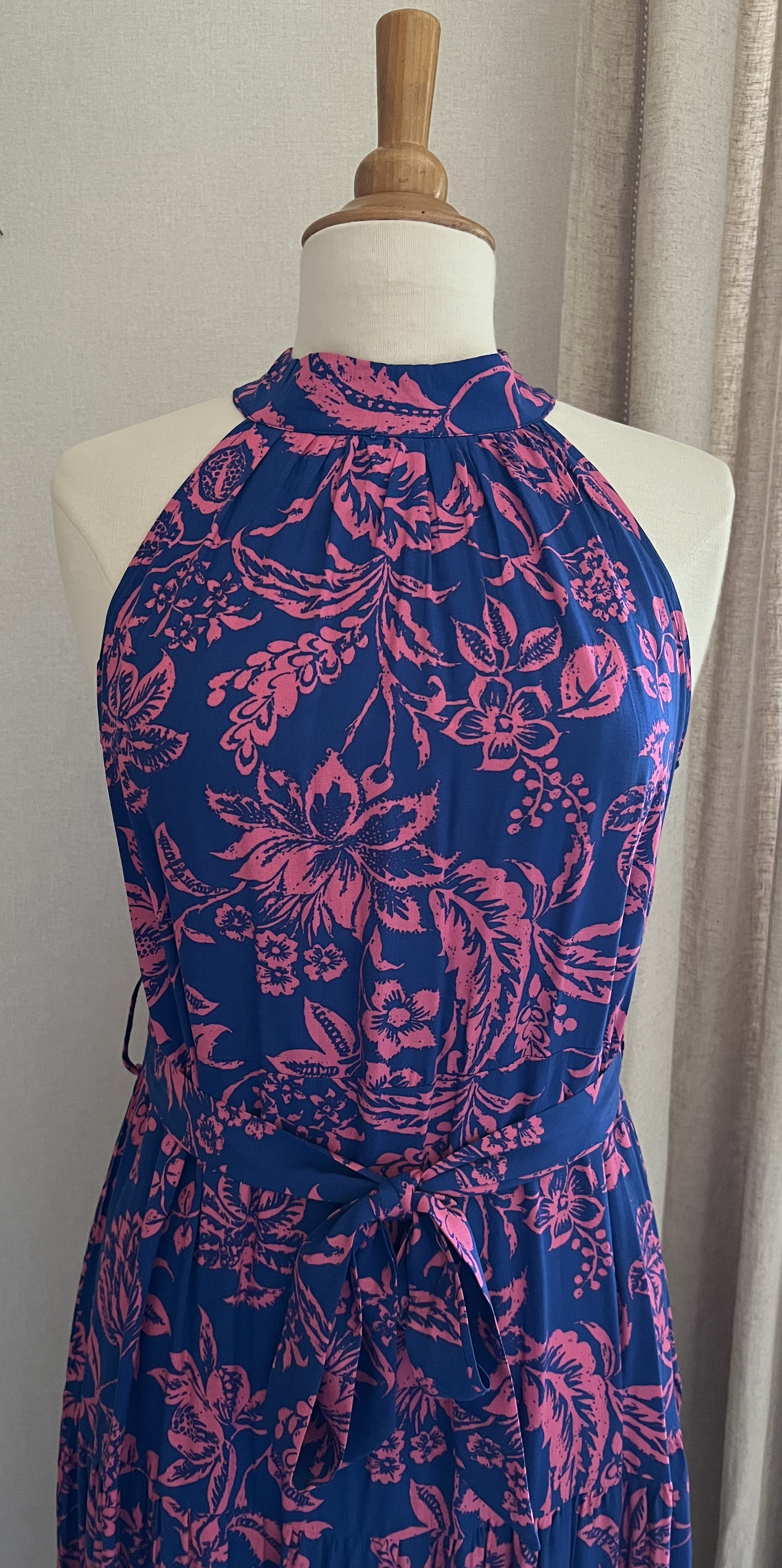 Robe Suzanne longue fleurie Coka Collection