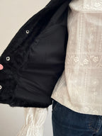 Veste sans manches Season – détail doublure | Coka Collection