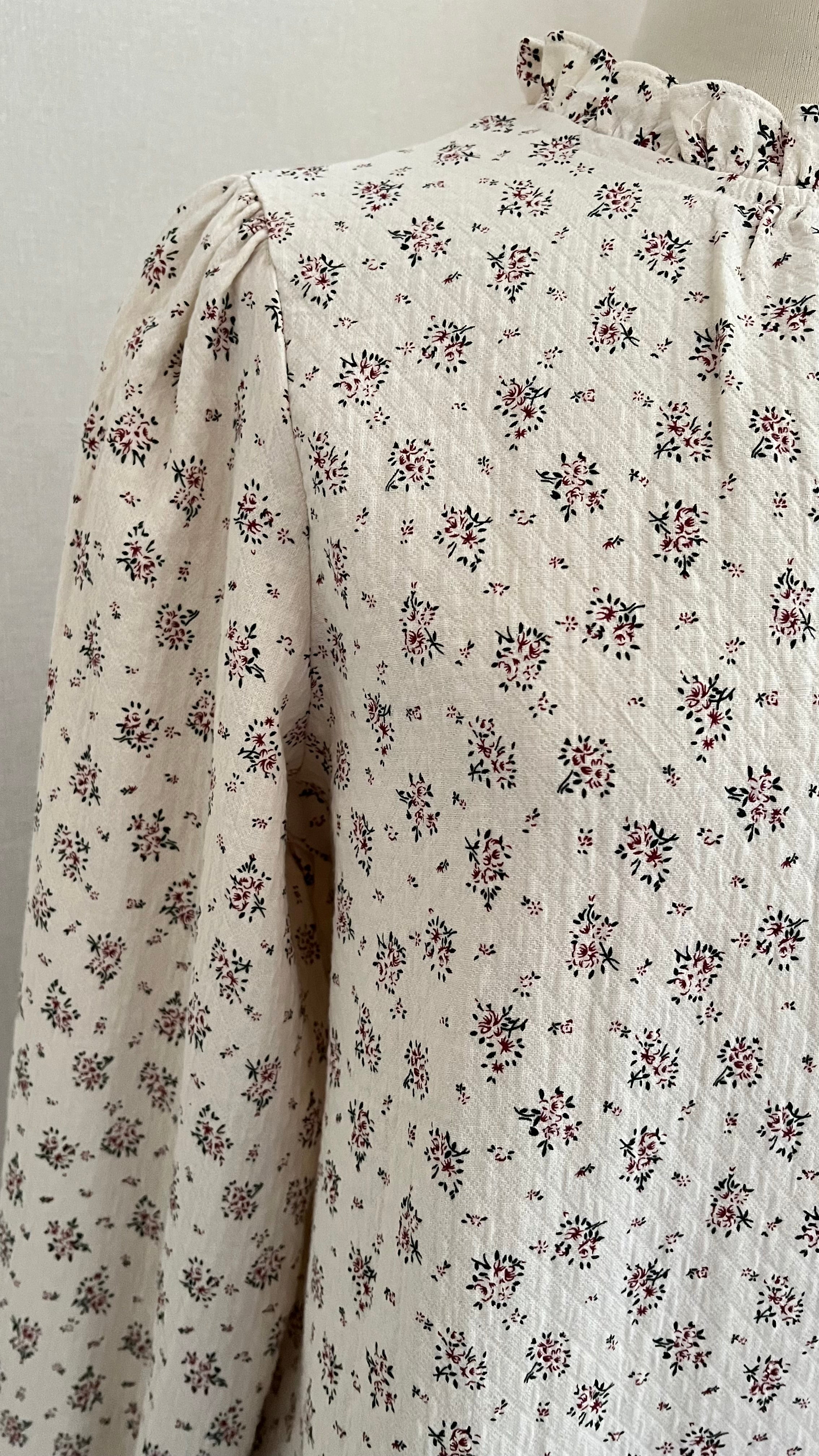 Blouse Lise fleurie Lili & Lala - vue portée style bohème