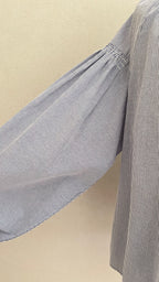 Détail manches bouffantes blouse Clémentine Lili & Lala